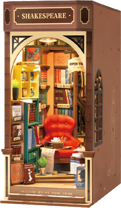 Rolife Bookstore DIY Book Nook Shelf Insert Kit