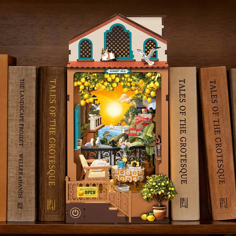 Sunset Isle DIY Book Nook
