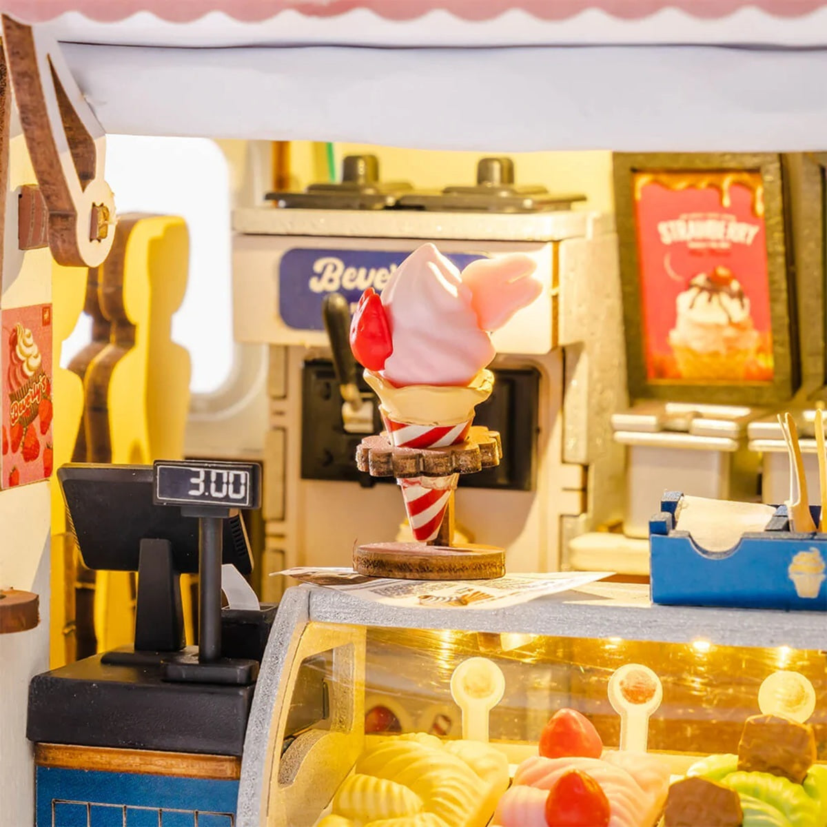 Beverly's Ice Cream Truck 3D Wood Puzzle