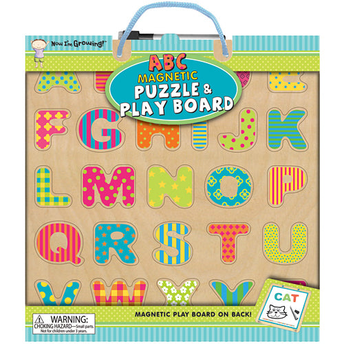 Now I'm Growing! Magnetic Puzzle & Play Boards: ABC