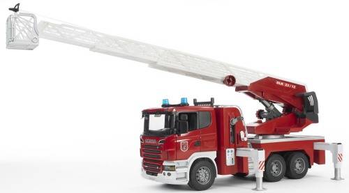 Bruder SCANIA R-Serie Fire engine w water pump and L&S module