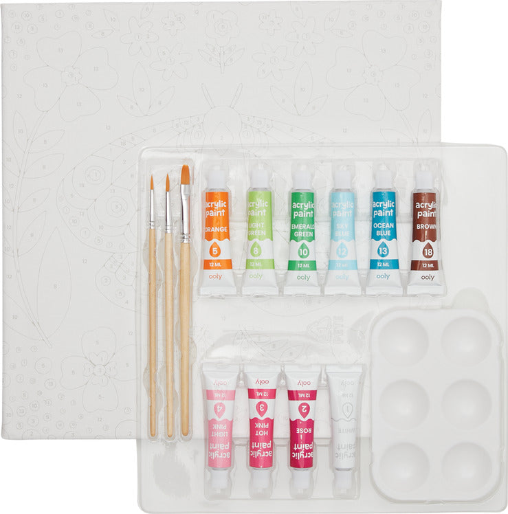Colorific Canvas Paint By Number Kit - Marvelous Moth