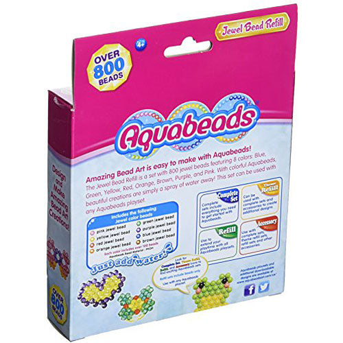 AquaBeads Jewel Bead Refill Playset