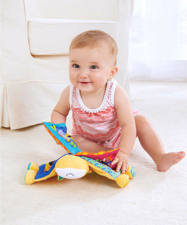 Earlyears Farm Friends Crinkle Book Baby Toy