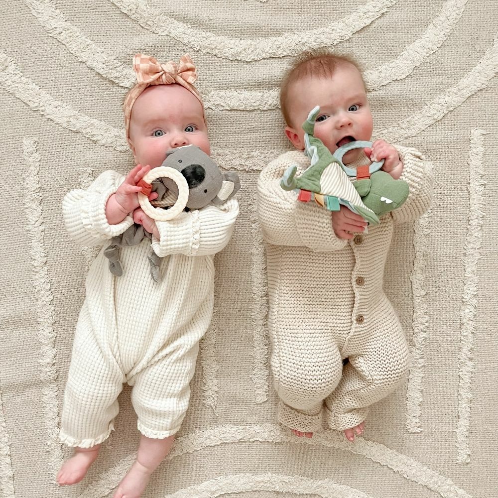 Bitzy Crinkle Sensory Crinkle Toy with Teether (Koala)