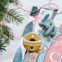 Sweetie Soother Silicone Pacifiers - Braid (Dark Gray/Yellow)