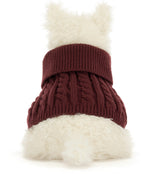 Munro Scottie Dog in Winter Jumper Outfit