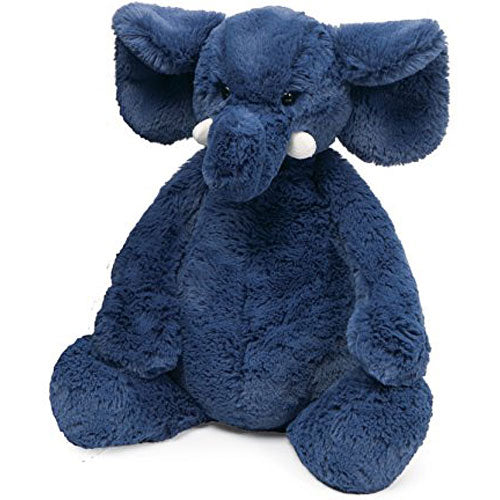 JellyCats Bashful Blue Elephant, Medium - 12 inches