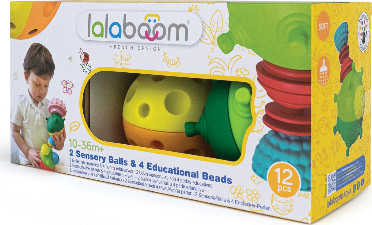 Sensory Balls And Beads - 12 Pcs