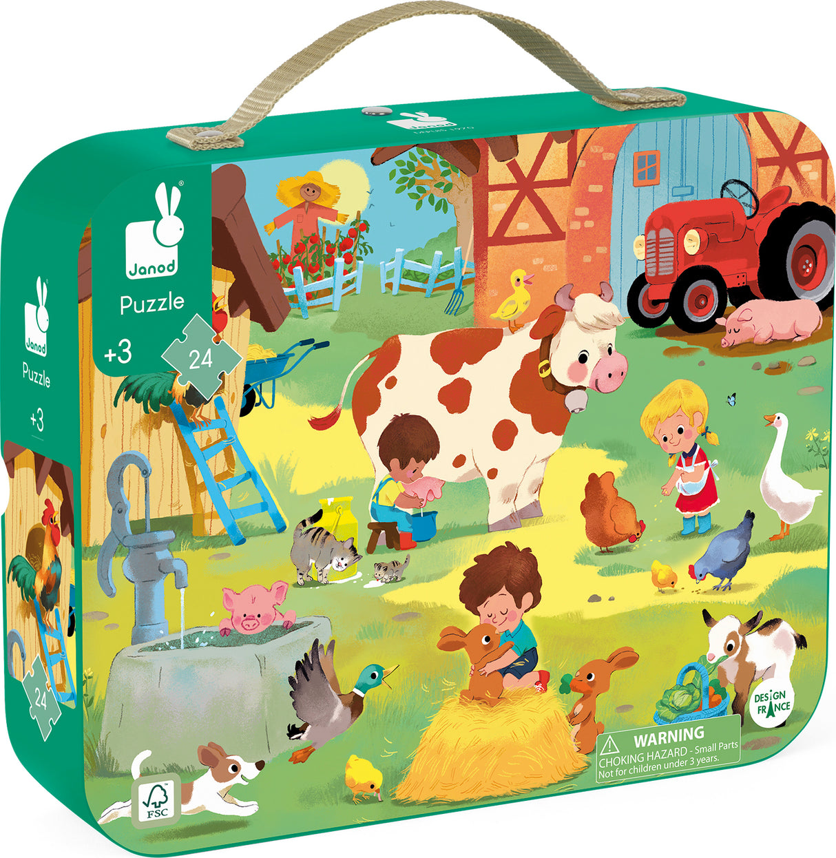 Puzzle - A Day At The Farm - 24 Pcs