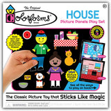 Colorforms House Picture Panels Play Set