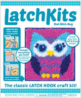 Latchkits Owl Mini-Rug Craft Kit