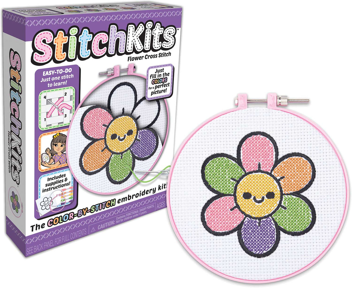 Stitchkits Flower Cross Stitch Kit
