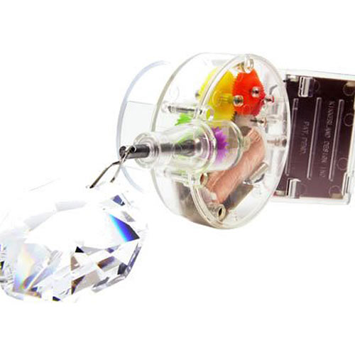 Kikkerland Window-Mount Solar-Powered Heart Rainbow Maker