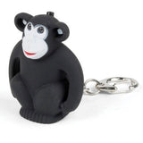 Kikkerland KRL14TC Monkey LED Keychain with Sound