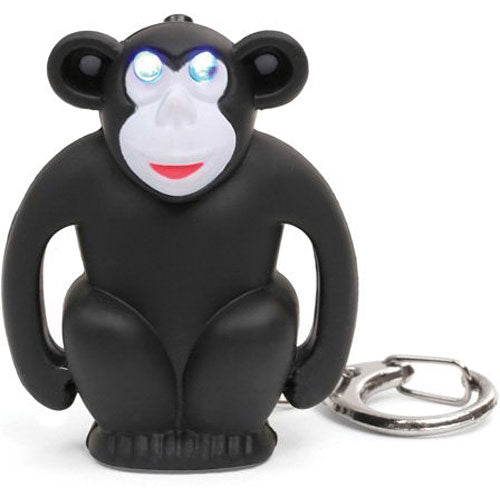 Kikkerland KRL14TC Monkey LED Keychain with Sound