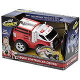 Kid Galaxy Squeezable Remote Control Fire Truck. RC Toy for Preschool Kids Ages 2 and Up, Red