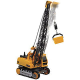 Kid Galaxy Remote Control Crane. 8-Function Construction Toy Vehicle