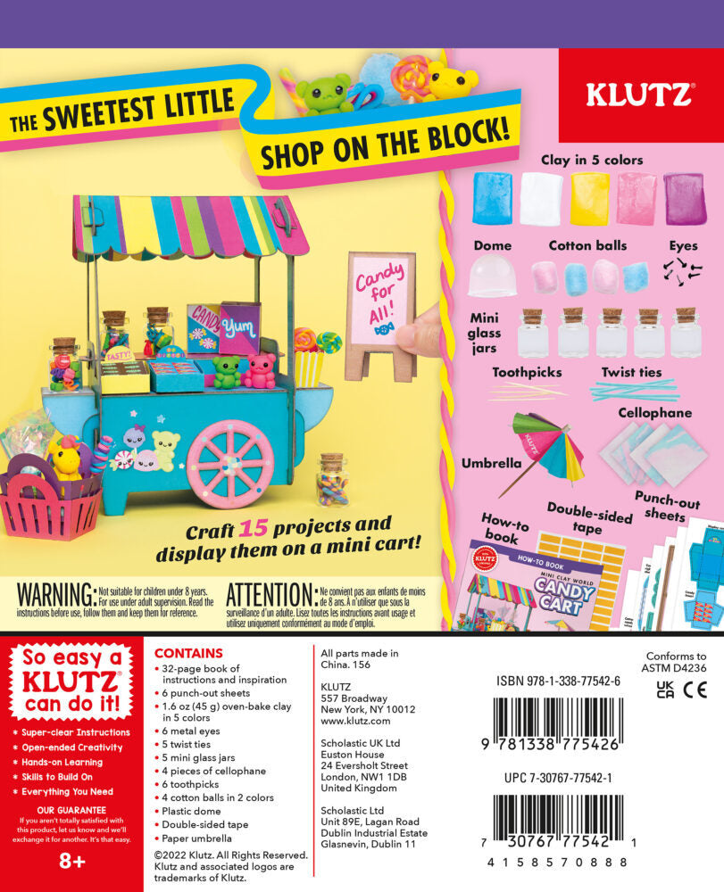 Mini Clay World Candy Cart