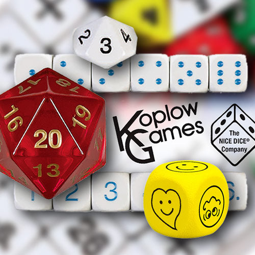 DICE GAMES - 1 LCR Blister Card
