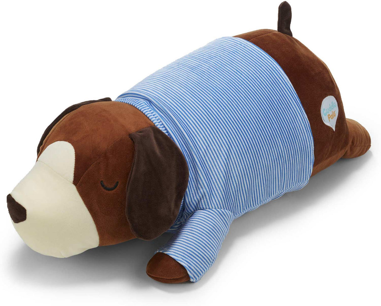 Cuddle Pals Brown Dog Hug Pillow