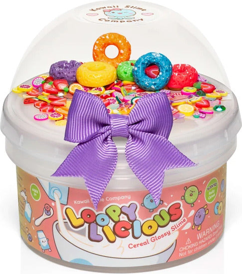 Loopylicious Cereal Glossy Signature Dome Slime