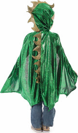 Green Dragon Cloak - Ages 3-8