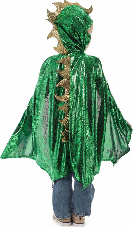 Green Dragon Cloak - Ages 3-8