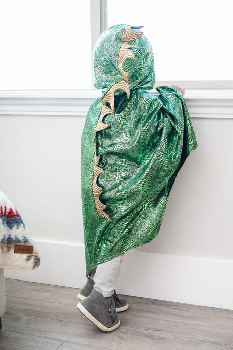 Green Dragon Cloak - Ages 3-8
