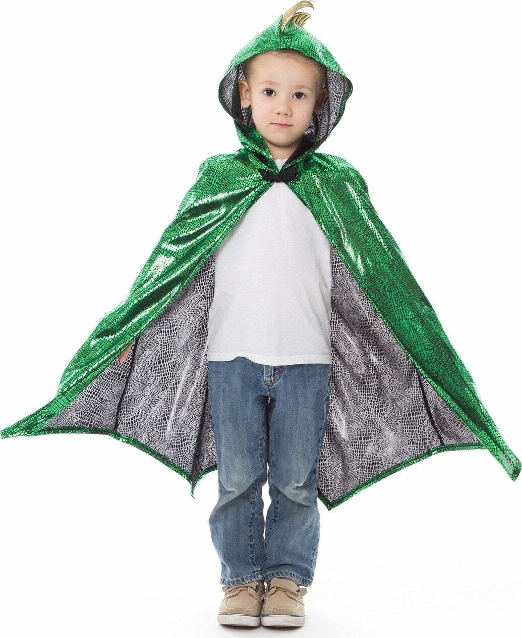 Green Dragon Cloak - Ages 3-8