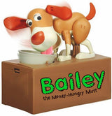 Bailey The Money-Hungry Mutt Animatronic Bank