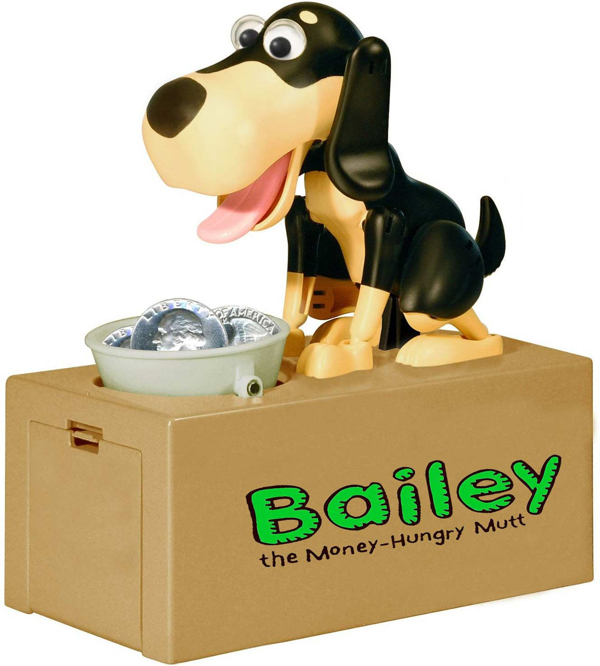 Bailey The Money-Hungry Mutt Animatronic Bank