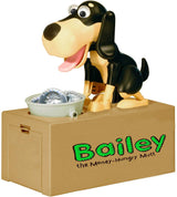Bailey The Money-Hungry Mutt Animatronic Bank