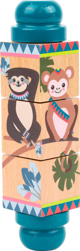 Spinning Cubes Puzzle "Jungle"