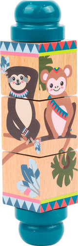 Spinning Cubes Puzzle "Jungle"