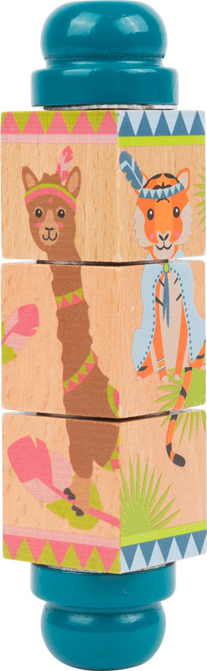 Spinning Cubes Puzzle "Jungle"