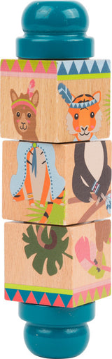 Spinning Cubes Puzzle "Jungle"