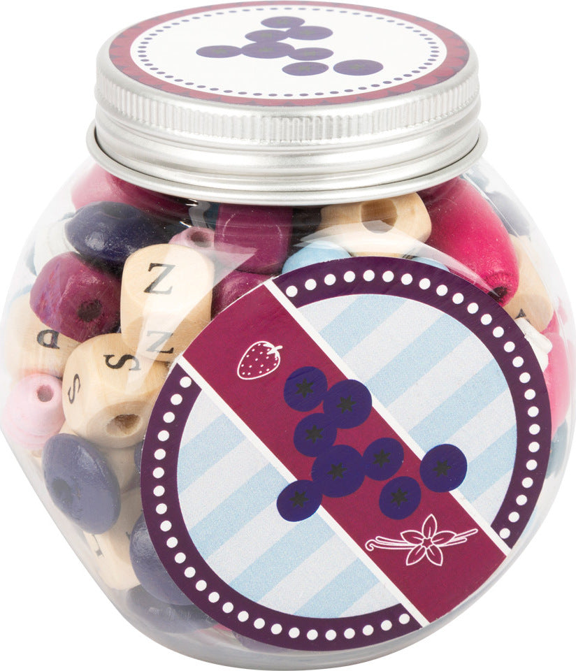 Display Wooden Threading Beads Sweets-Glass, "Candy"