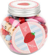 Display Wooden Threading Beads Sweets-Glass, "Candy"