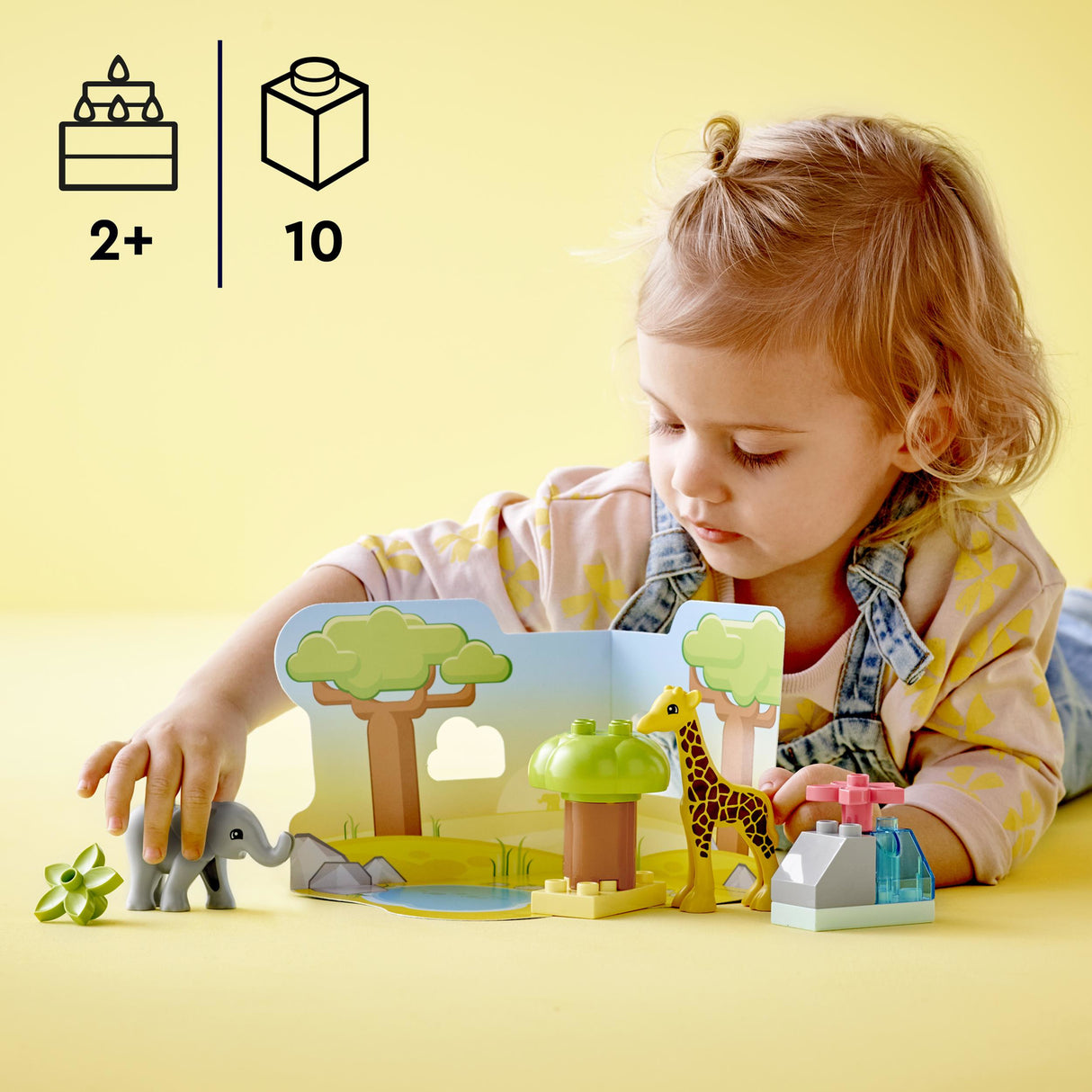 LEGO DUPLO Wild Animals of Africa Toddler Toy