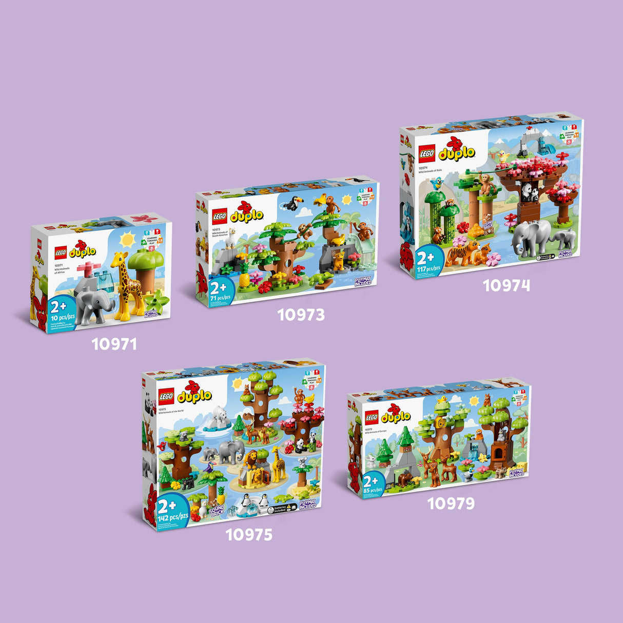 LEGO DUPLO Wild Animals of Africa Toddler Toy