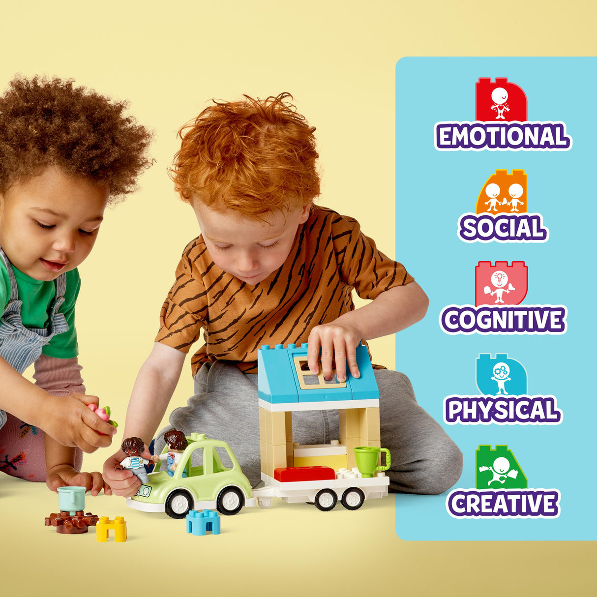 LEGO® DUPLO® Town Family House on Wheels