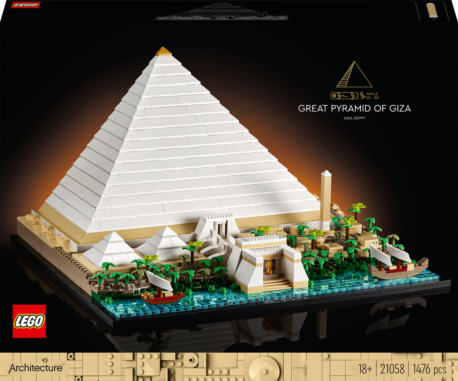 LEGO® Architecture Great Pyramid of Giza Set – Givens Books
