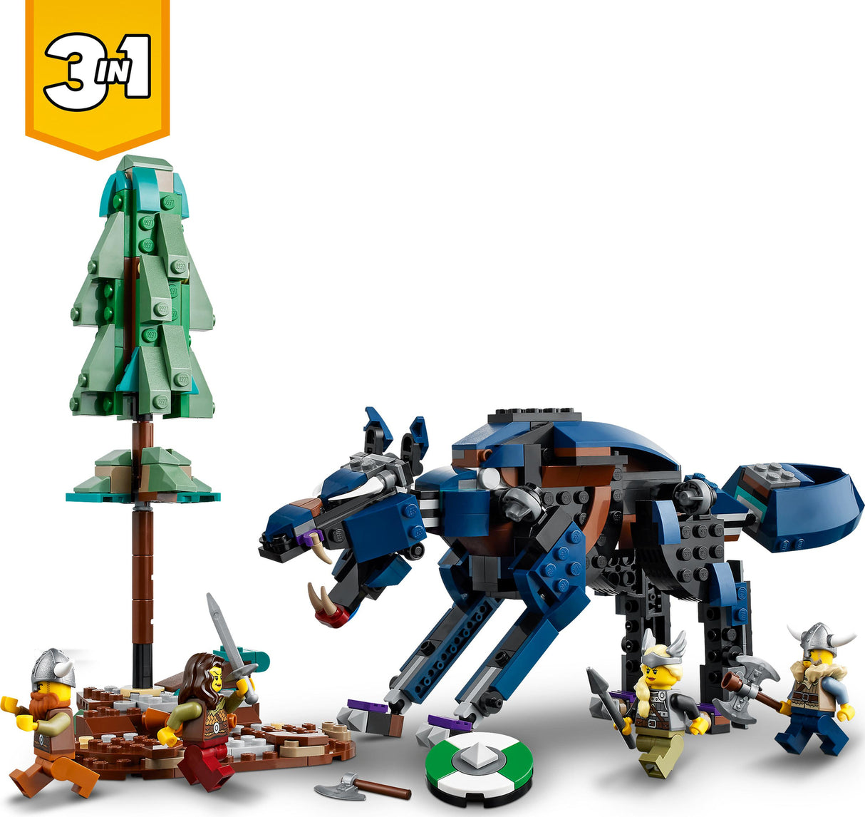 LEGO Creator Viking Ship Midgard Serpent Set
