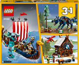 LEGO Creator Viking Ship Midgard Serpent Set
