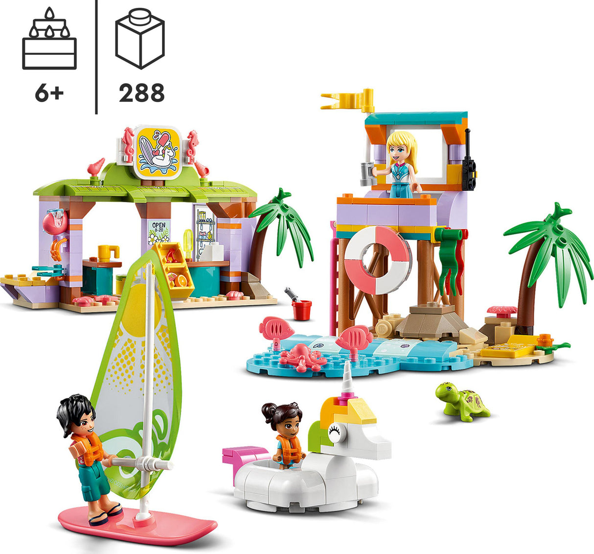 LEGO Friends Surfer Beach Fun Summer Set