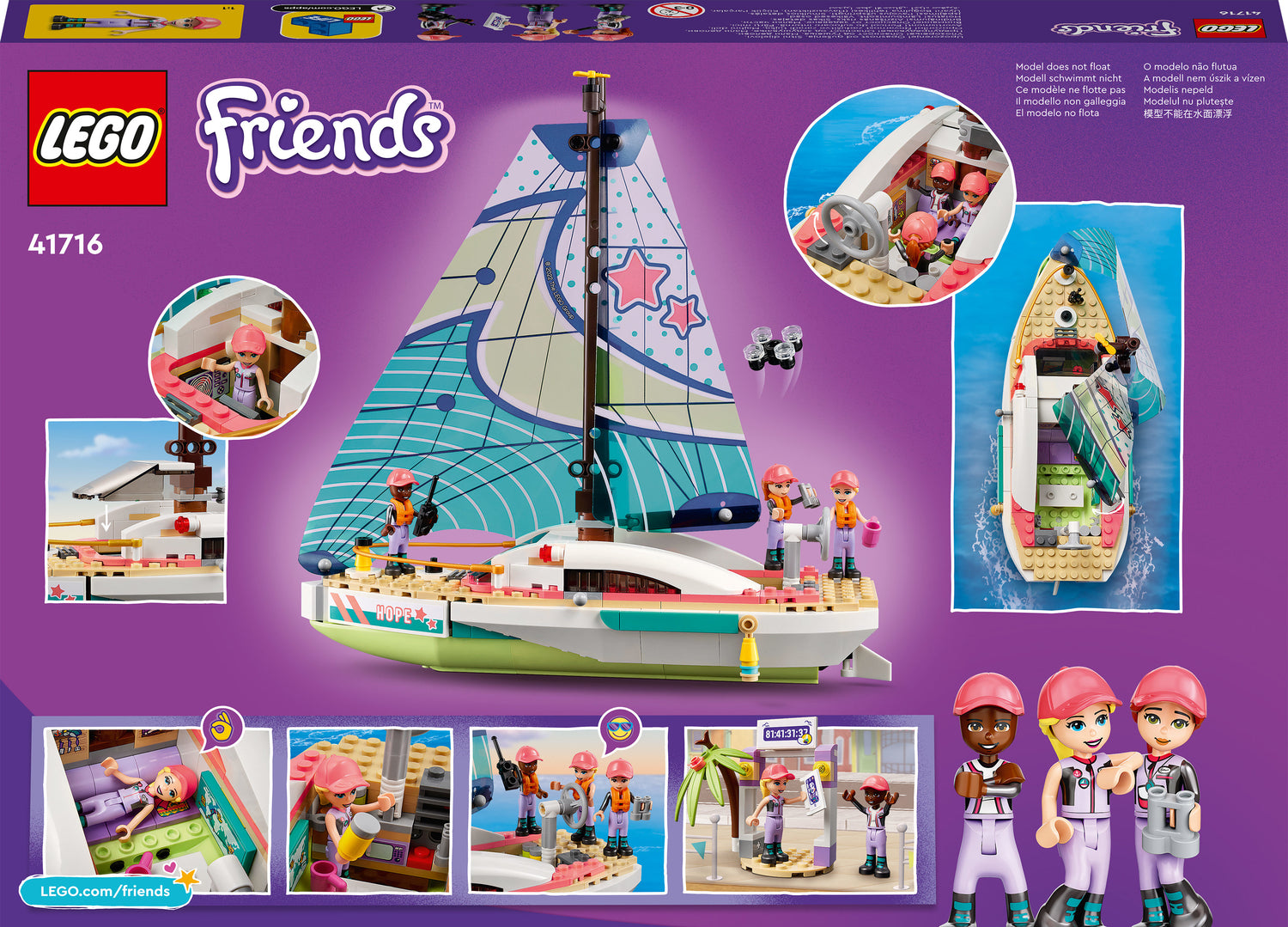 LEGO® Friends Stephanie's Sailing Adventure Set – Givens Books