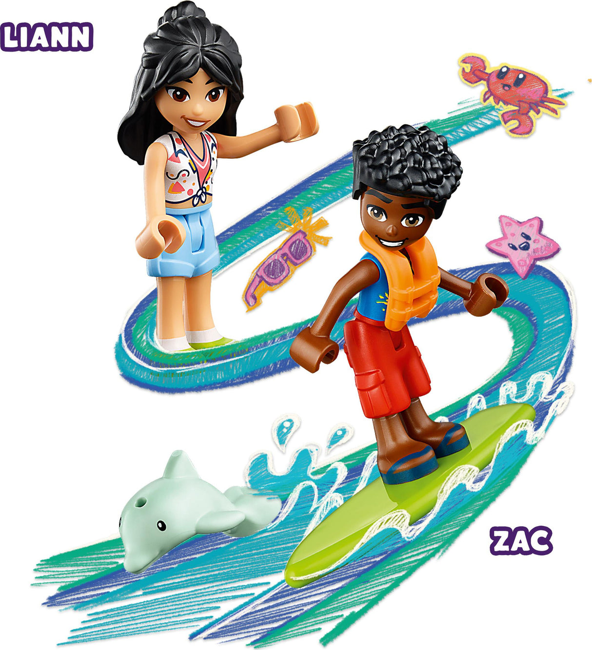 LEGO Friends Beach Buggy Fun Set with Toy Car