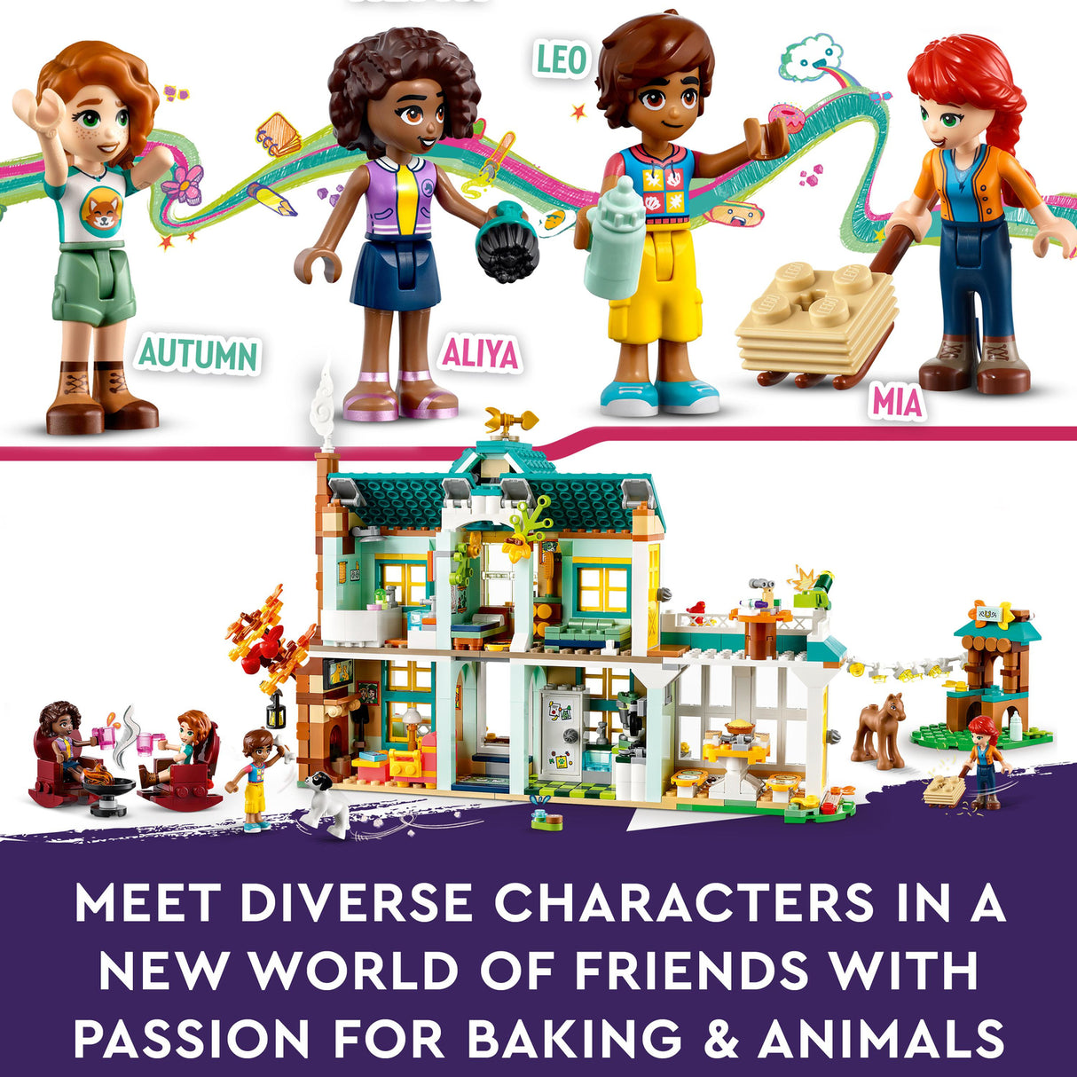 LEGO® Friends: Autumn's House Doll House Set