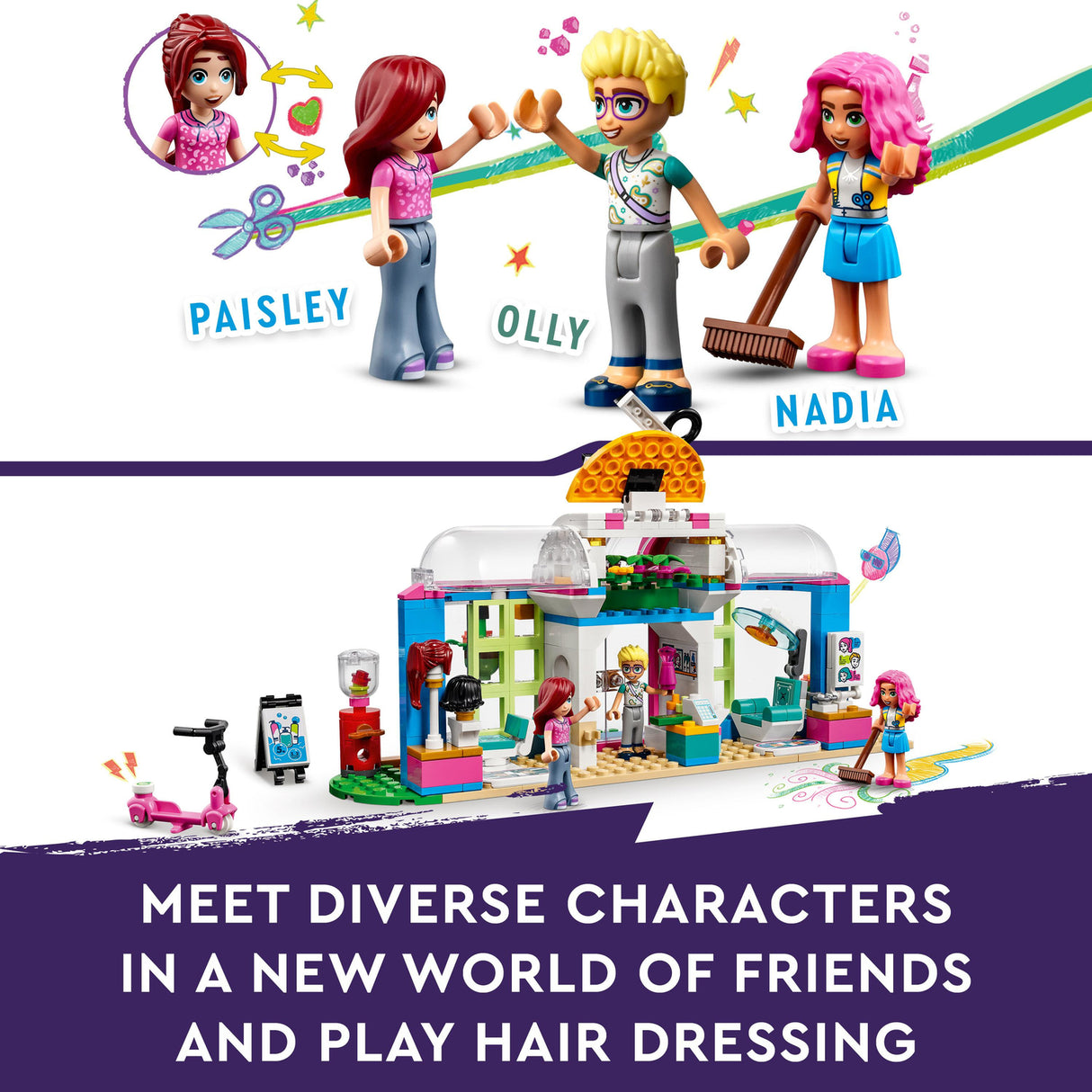 LEGO® Friends: Hair Salon Hairdressing Set